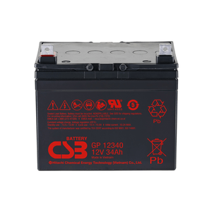 Batería Estacionaria CSB 12V 34AMP LAR:196 GP12340